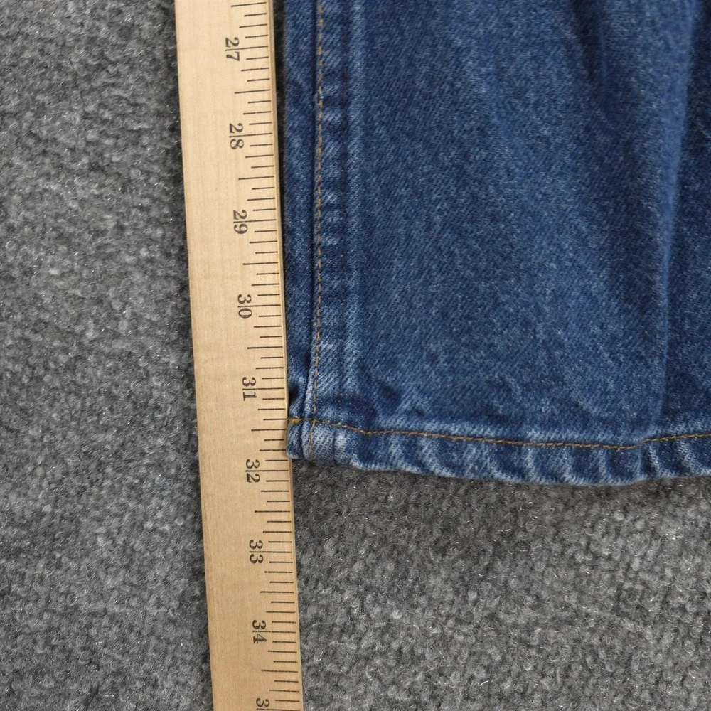 Vintage Levis Jeans Mens 32x32 Blue Denim 517 Boot Cut Orange Tab USA Cowboy 80s